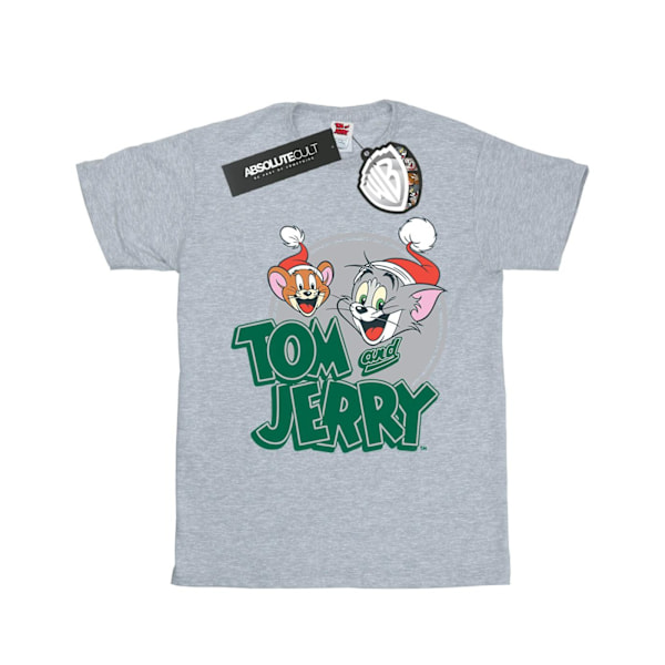 Tom And Jerry Dam/Damer Julhälsningar Bomull Pojkvän Sports Grey M