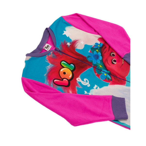 Trolls Girls Fleece Jumpsuit 9-10 år Flerfärgad Multicoloured 9-10 Years