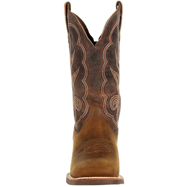 Durango Dam/Damer Lady Rebel Pro Cowboy-stövlar i fullnarvläder Distressed Cognac 9 UK