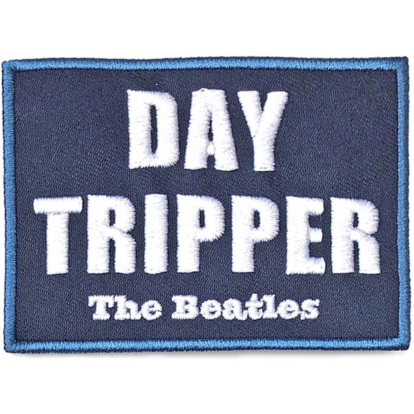 The Beatles Day Tripper vävd patch One Size Blå/Vit Blue/White One Size