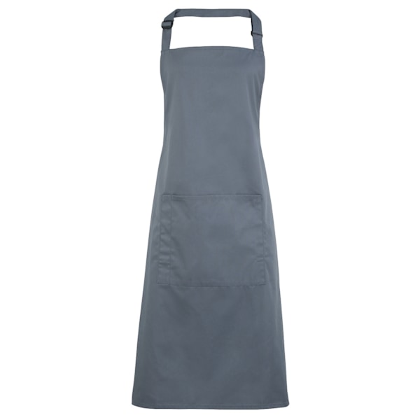 Premier Dam/Kvinnors Färger Bip Förkläde Med Ficka / Arbetskläder Steel One Size