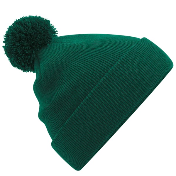 Beechfield Barn/Barn Original Pom Pom Beanie En Storlek Flaska Grön Bottle Green One Size