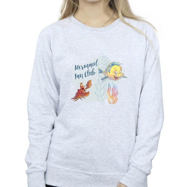 Disney Dam/Damer The Little Mermaid Club Sweatshirt XL Spor Sports Grey XL
