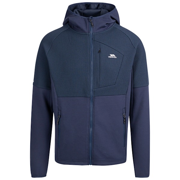 Trespass Bani Active Full Zip Hoodie M Navy för män Navy M