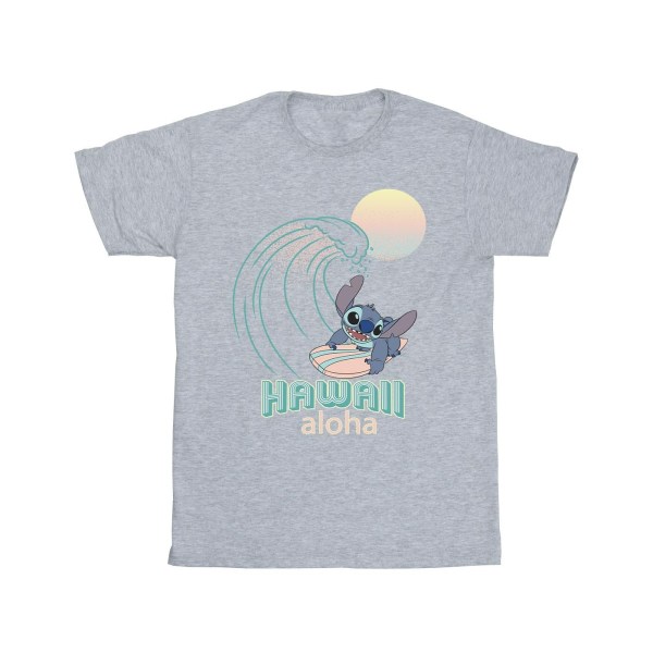 Disney Mens Lilo And Stitch Hawaii T-shirt 3XL Sports Grå Sports Grey 3XL