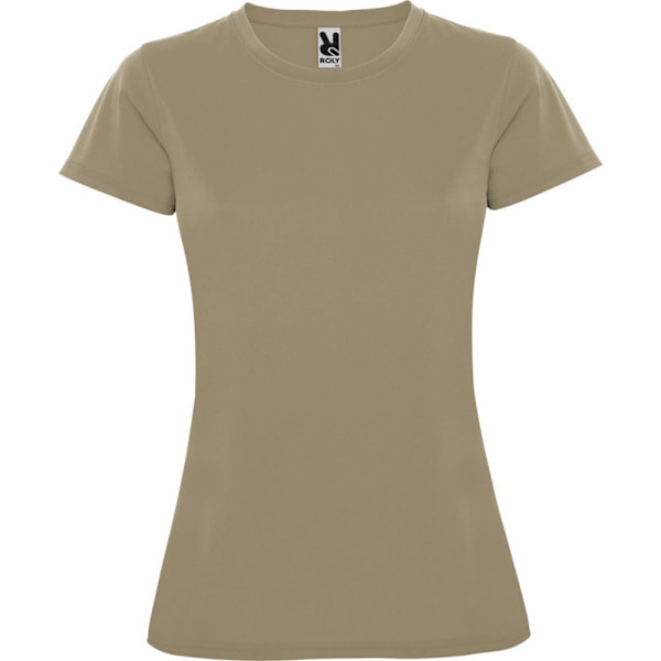 Roly Dam T-shirt med korta ärmar Montecarlo för damer/kvinnor XXL Dark Sand XXL
