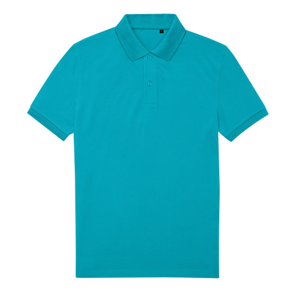 B&C Herr My Eco Polo Shirt XXL Pop Turkos Pop Turquoise XXL