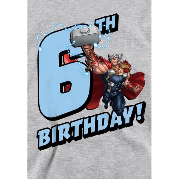 Marvel Barn/Barn Thor Heather 6-årsdag Huvtröja 7-8 År Athletic Heather 7-8 Years