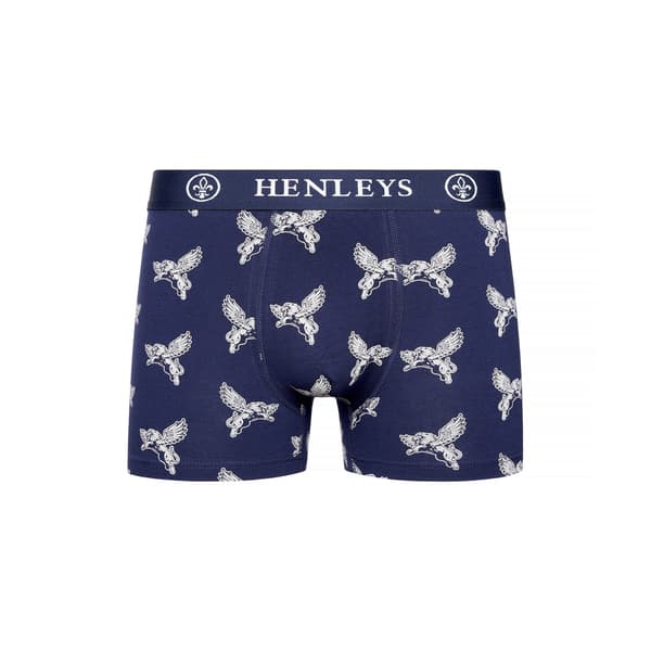 Henleys Mens Lionwing Assorted Designs Boxer Shorts (3-pack) Multicoloured S