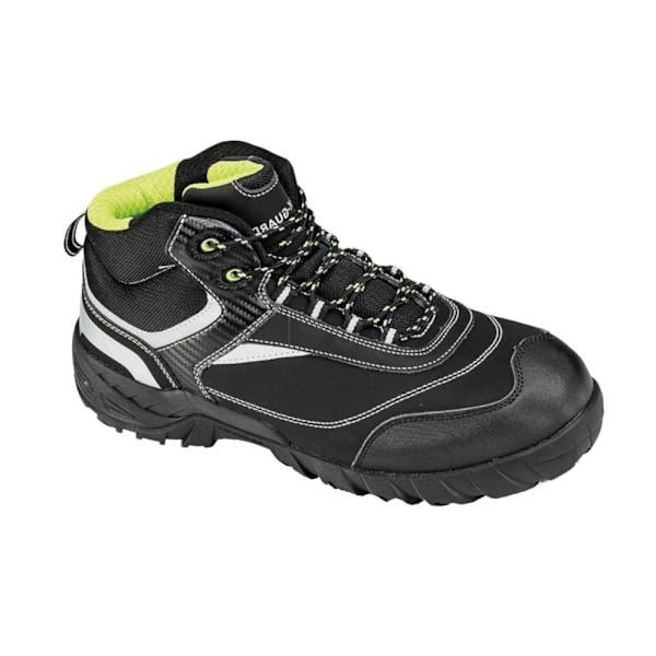 Result Workguard Herr Blackwatch Snörstövlar Säkerhetsskor 9 UK Svart Black/Silver 9 UK