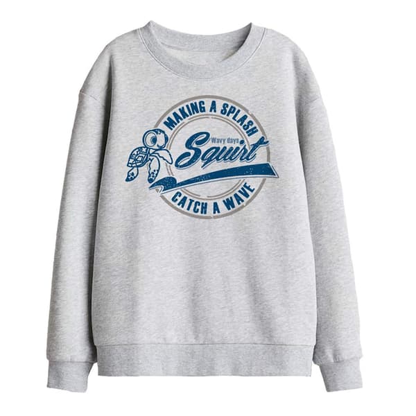 Hitta Nemo Barn/Kids Catch A Wave Squirt Sweatshirt 7-8 Athletic Heather 7-8 Years