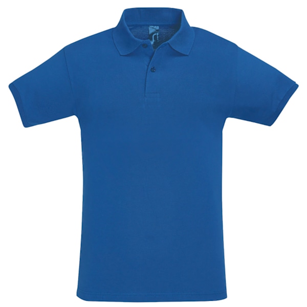 SOLS Herr Perfect Pique Kortärmad Poloskjorta XL Royal Blue Royal Blue XL