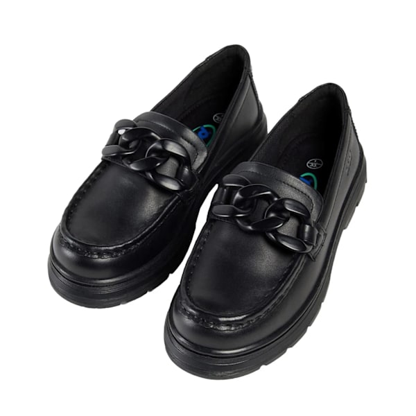 POD Flickor Mina Läderloafers 8 UK Svart Black 8 UK