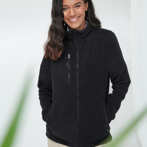 Henbury Unisex Vuxen Återvunnen Polyester Fleecejacka 4XL Svart Black 4XL