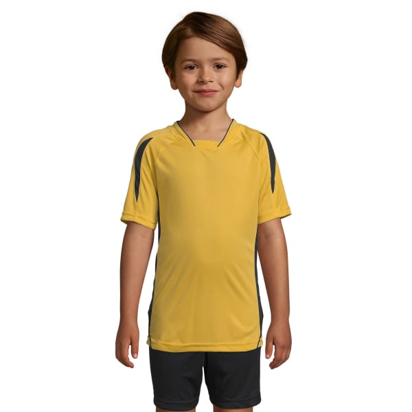 SOLS barn/barn Maracana 2 kortärmad fotboll T-shirt 10 Red/White 10 Years