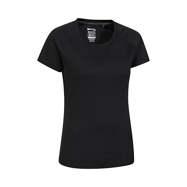 Mountain Warehouse Dam/Kvinnor Endurance T-shirt 16 UK Svart Black 16 UK
