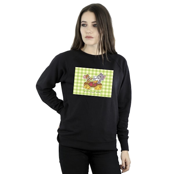 Tom And Jerry Dam/Damer Frukost Buds Sweatshirt XXL Svart Black XXL