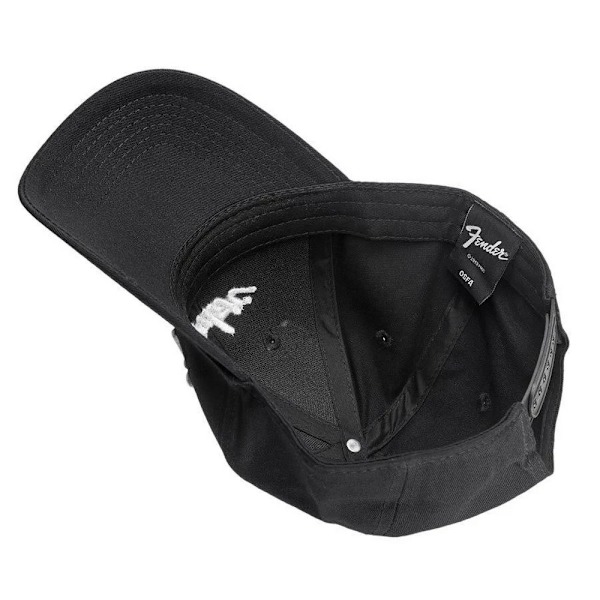 Fender Unisex Vuxen Logobasbollkeps Storlek One Svart Black One Size