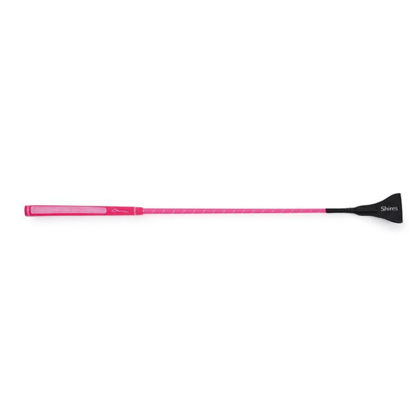 Shires Rainbow Horse Riding Whip 26in Rosa Pink 26in