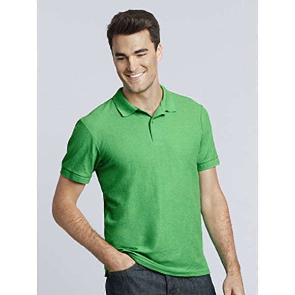 Gildan Mens DryBlend Adult Sport Double Pique Polo Shirt S Safe Safety Green S