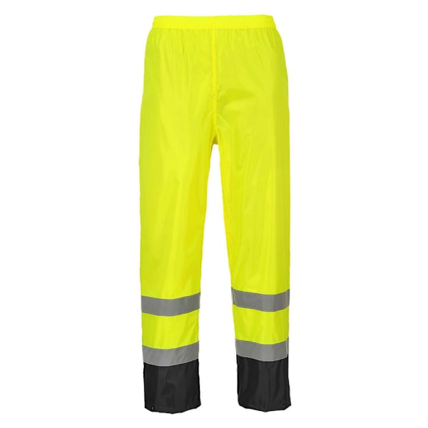 Portwest Klassiska Kontrast Hi-Vis Regnbyxor 4XL Gul/ Yellow/Black 4XL