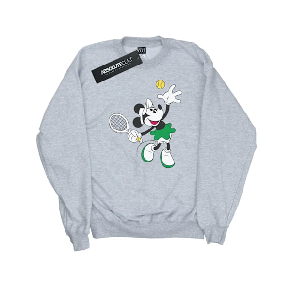Disney Dam/Kvinnor Minnie Mouse Tennis Sweatshirt S Heather G Heather Grey S