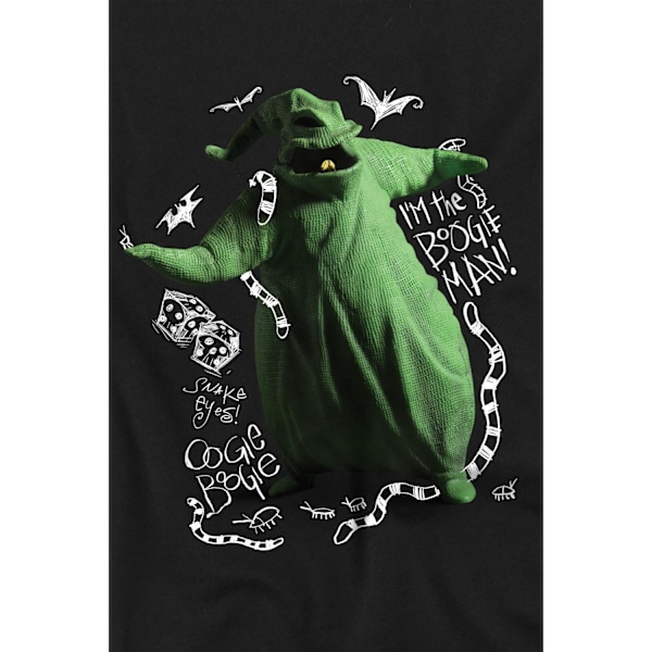 The Nightmare Before Christmas Herr I´m Oogie Boogie T-Shirt M Black M