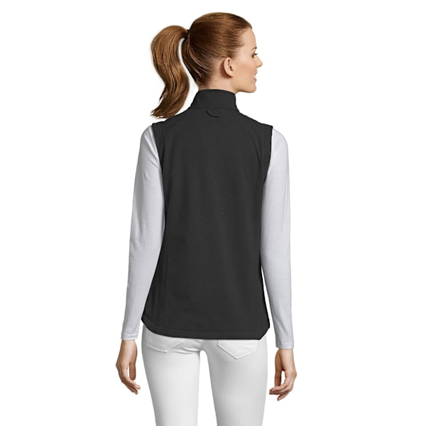 SOLS Dam/Kvinnor Rallye Soft Shell Bodywarmer Jacka M Svart Black M