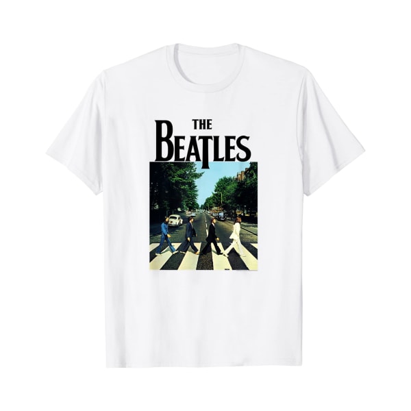 The Beatles barn/barn Abbey Road logotyp T-shirt 9-10 år W White 9-10 Years
