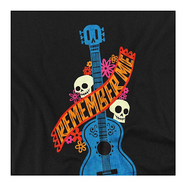 Coco Barn/Barn Gitarr Med Döskallar Tröja 5 Black 5-6 Years