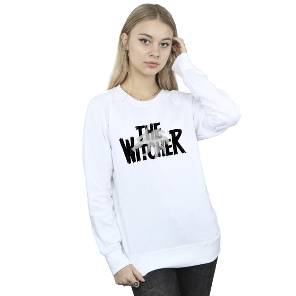 Netflix Dam/Damer The Witcher Wolfhead Witcher Sweatshirt M White M