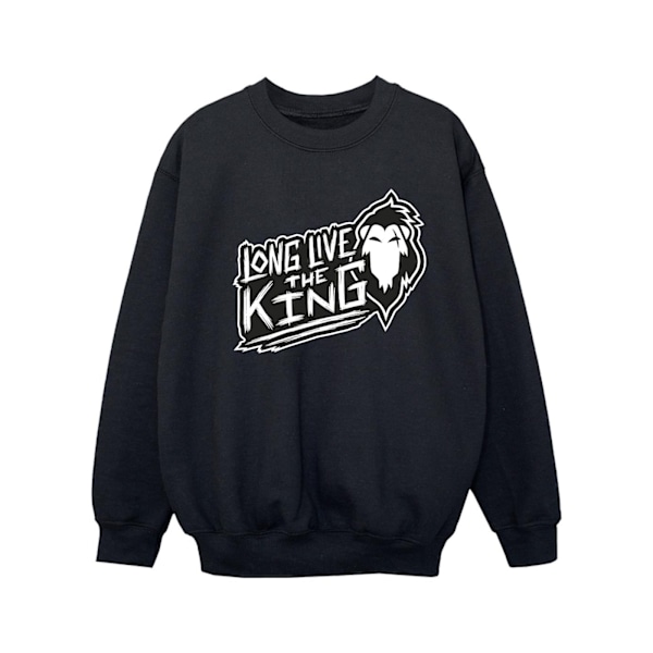 Disney Girls The Lion King The King Sweatshirt 9-11 år Svart Black 9-11 Years