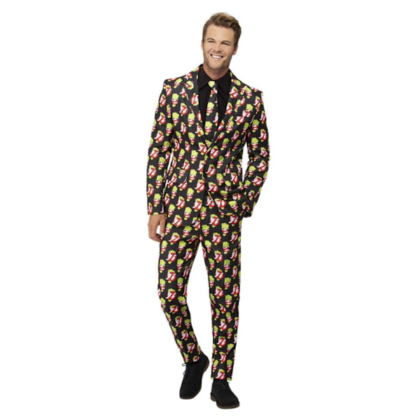 Ghostbusters Kostymset för Män Stand Out Stl L Svart/Gul/Vit Black/Yellow/White L