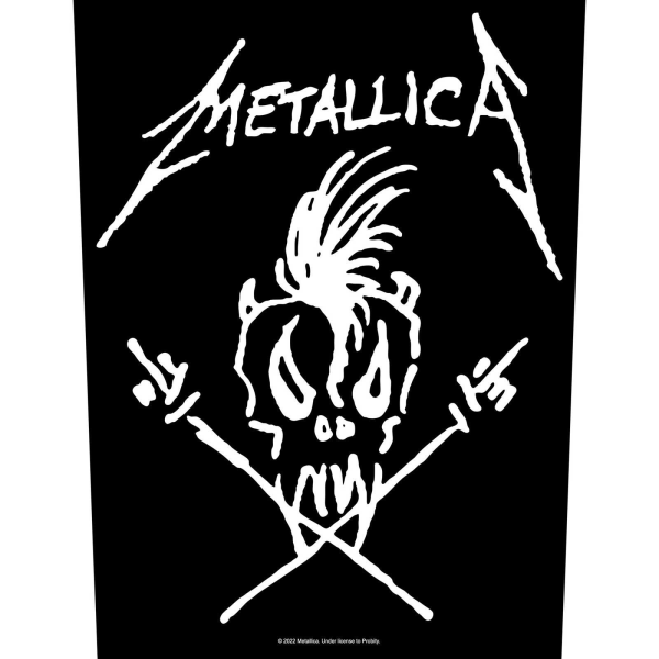 Metallica Scary Guy Patch One Size Svart/Vit Black/White One Size
