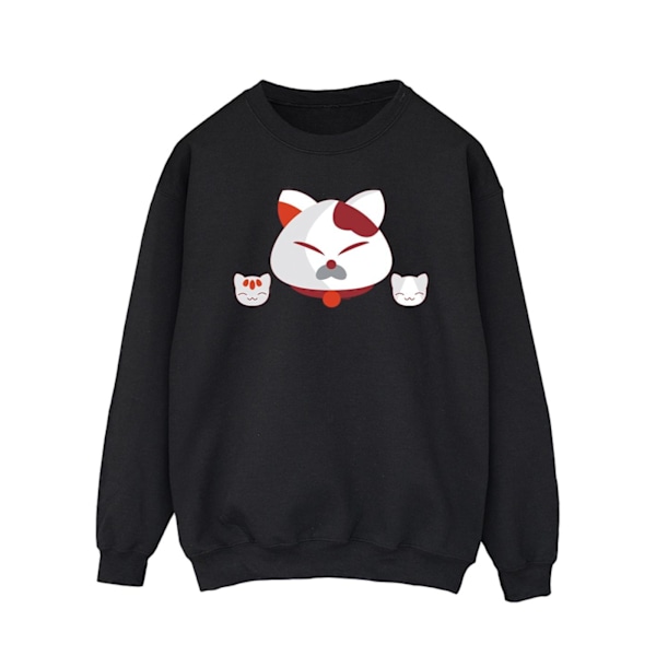 Disney Herr Big Hero 6 Baymax Katthuvuden Sweatshirt S Svart Black S