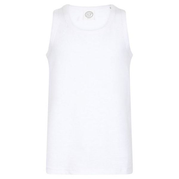 SF Minni Barn/Barn Feel Good Stretch Väst Topp 7-8 År Vit White 7-8 Years
