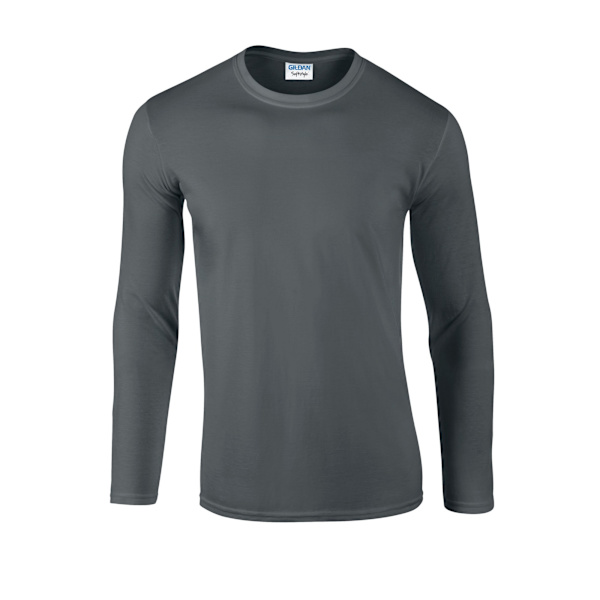 Gildan Unisex Vuxen Softstyle Enfärgad Långärmad T-shirt M Char Charcoal M