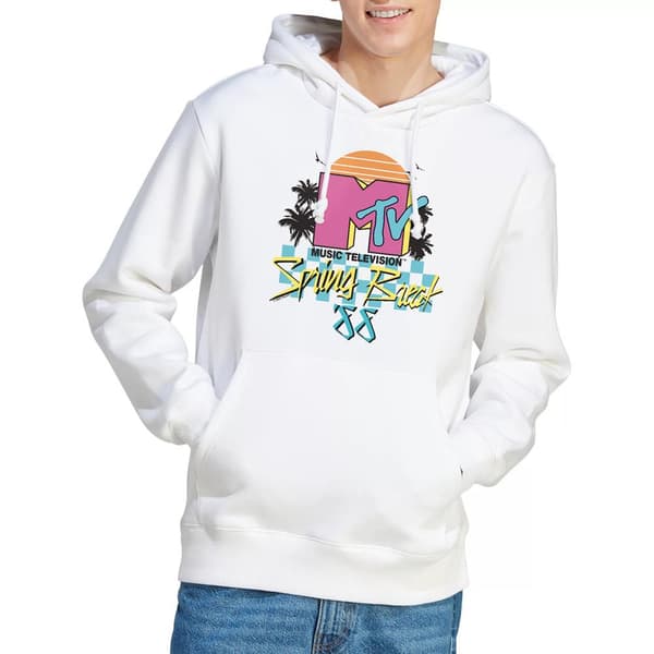 MTV Herr Spring Break Checkerboard Hoodie XL Vit White XL