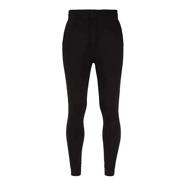 Awdis Unisex Vuxen Avsmalnande Enfärgade Joggingbyxor L Jet Black Jet Black L