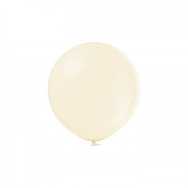 Belbal latexballonger (förpackning om 100) One Size Pastell Vanilj Pastel Vanilla One Size