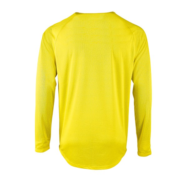 SOLS Herr Sporty Långärmad Funktionströja L Neon Gul Neon Yellow L