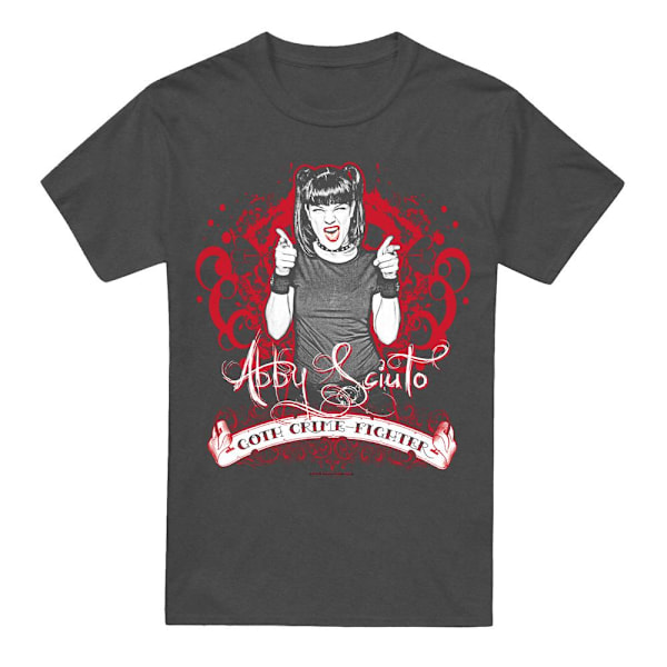 NCIS Unisex Vuxen Goth Brottsbekämpare T-Shirt M Kolgrå Charcoal M