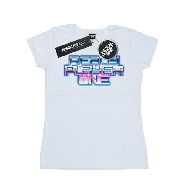 Ready Player One Dam/Dam Gradient Logo Bomull T-shirt M W White M