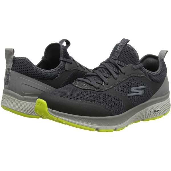 Skechers Mens Gorun Consistent Trainers 11 UK Charcoal/Lime Charcoal/Lime 11 UK
