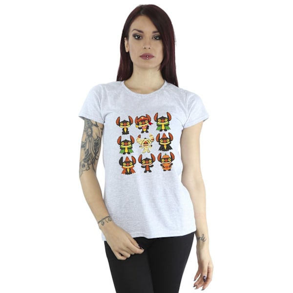 Disney Dam/Kvinnor Lilo & Stitch Halloween Kostymer Bomull T- Sports Grey L