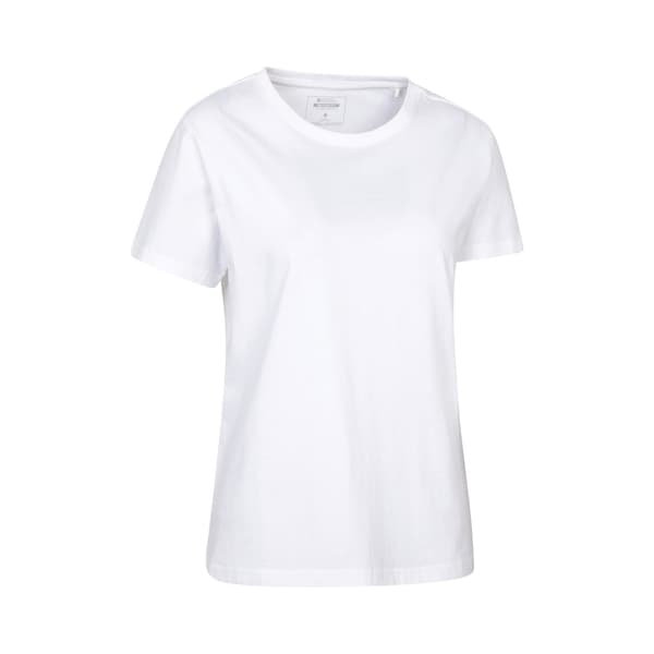 Mountain Warehouse Dam/Dam Basic Relaxed Fit T-shirt 16 U White 16 UK