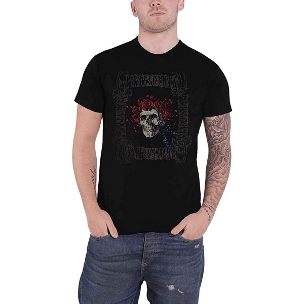 Grateful Dead Unisex Vuxen Bertha Med Logotyp Box T-shirt S Svart Black S