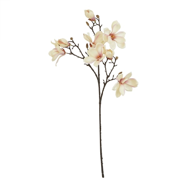 Hill Interiors Magnolia Konstgjord Blomma 86cm Ljus Aprikos Pale Apricot 86cm