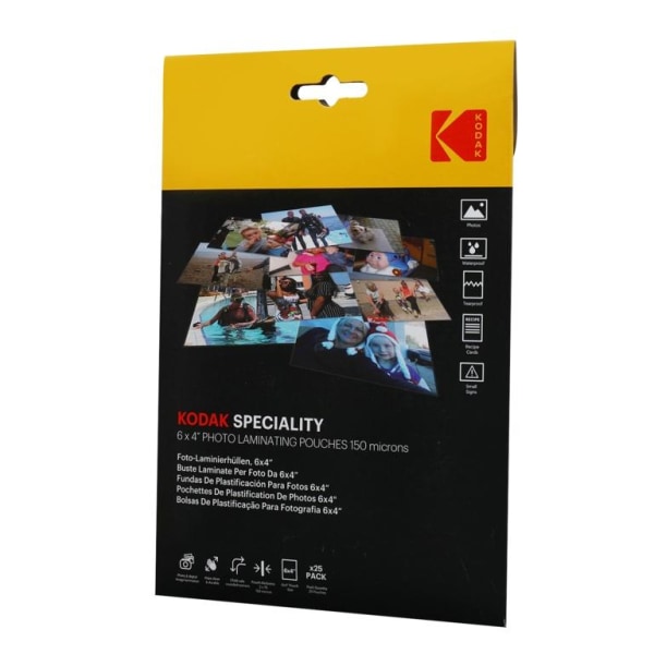 Kodak Plast Lamineringspåsar (Förpackning med 25) One Size Transpar Transparent One Size