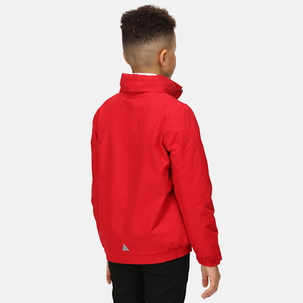 Regatta Kids Unisex Thermoguard Fleecefodrad Dover Jacka (Vind- och Vattentät) Classic Red/Navy 7-8